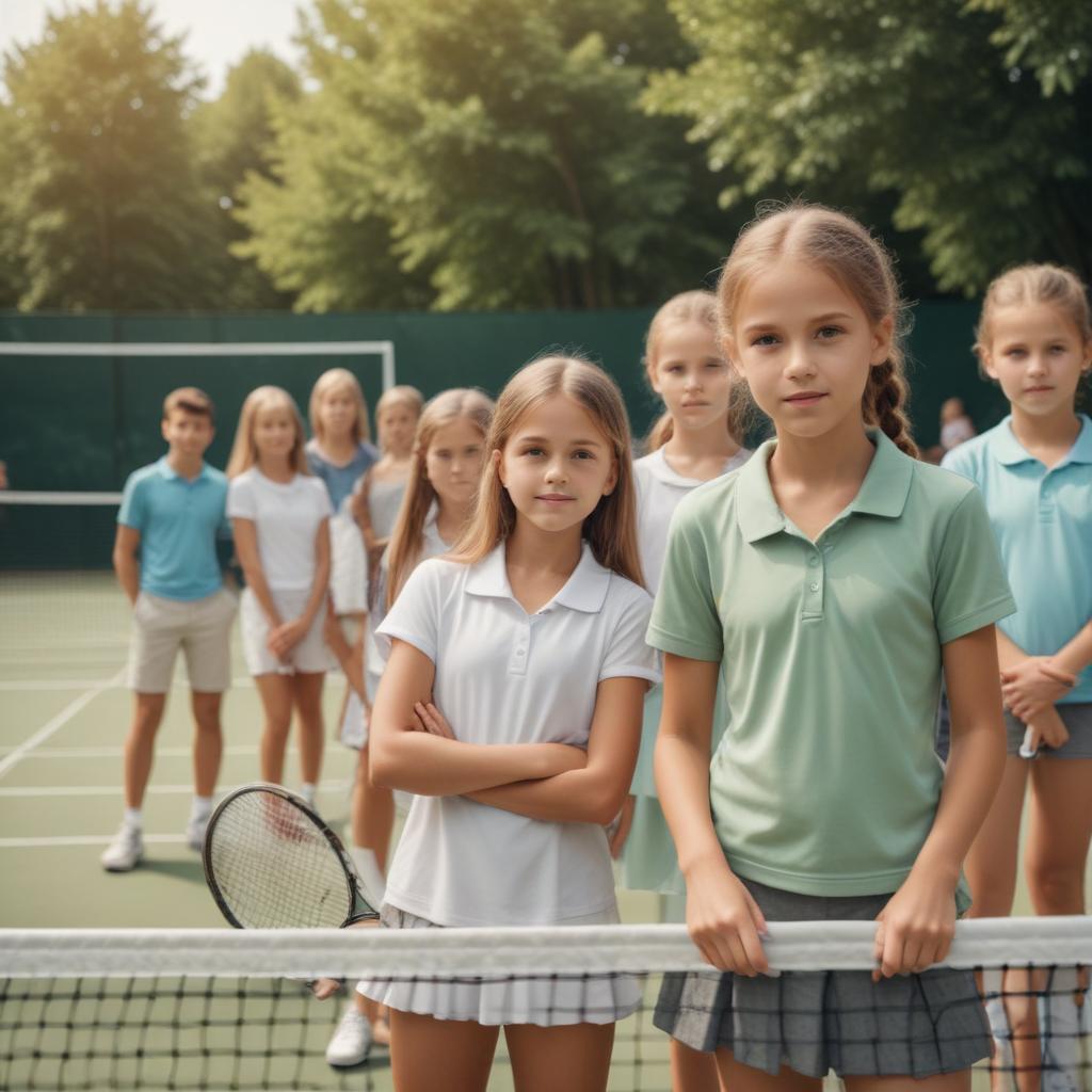 Школа тенниса для детей и взрослых с льготами для многодетных семей